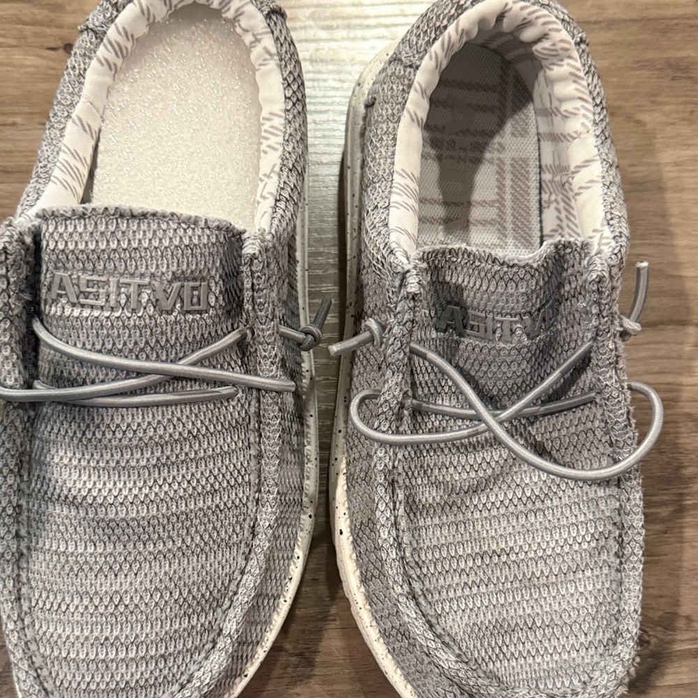 Gray shoes